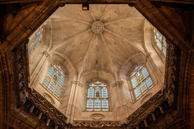 Low angle view of historical building