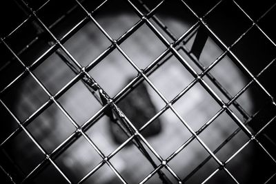 Full frame shot of metal grate