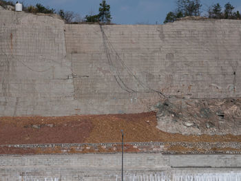 View of brick wall