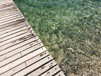 Boardwalk over lake