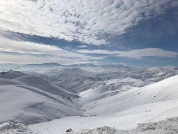 Aerial view of landscape against sky