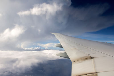 Aerial view of cloudscape against sky