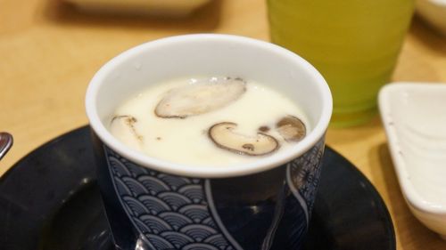 Close-up of coffee cup