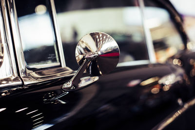 Close-up of vintage car