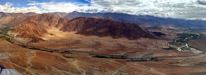 Panoramic view of landscape against sky
