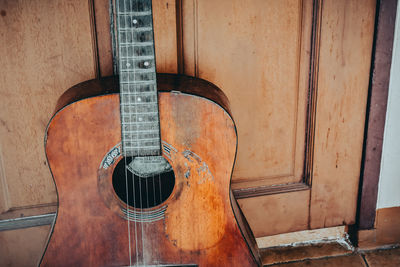 Close-up of guitar