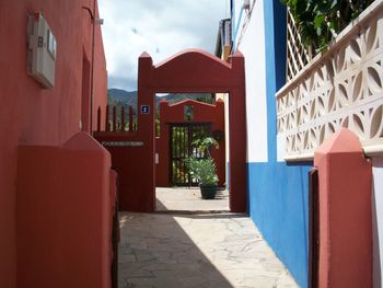 Entrance of building