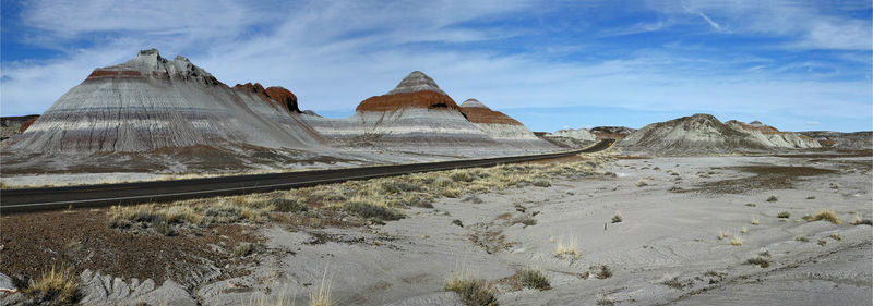 Panoramic view of landscape against sky