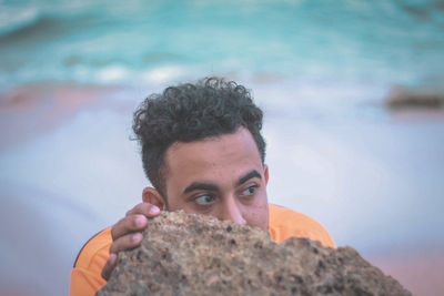 Man at beach