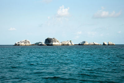 Panoramic view of sea against sky