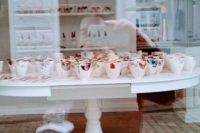 Various food on table at store