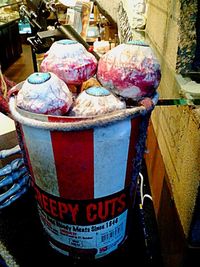 Food for sale at market stall