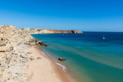 Wonderful beach at sagres