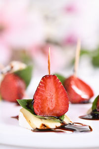 Close-up of strawberry