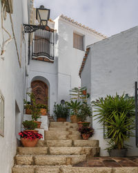 Picturesque white town mijas, malaga, andalusia, spain