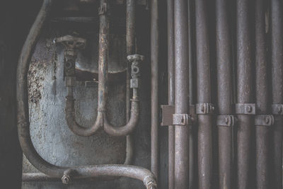 Close-up of machine part