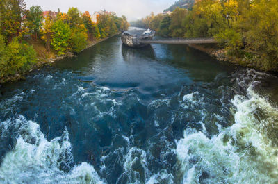 Scenic view of river stream