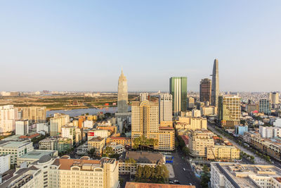 Aerial view of a city