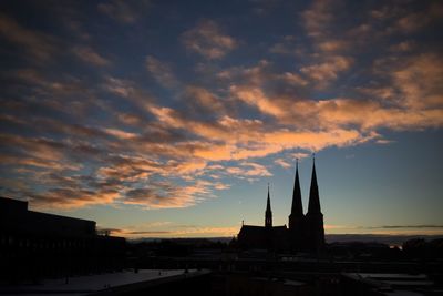 Church at sunset