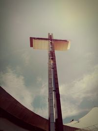 Low angle view of built structure against sky