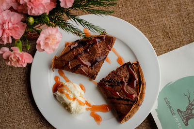 Close-up of food on plate