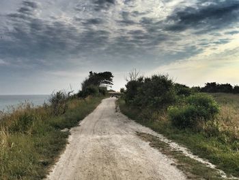 Road passing through landscape