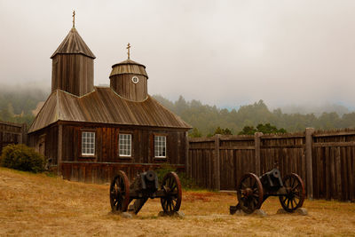 Chapel and cannons