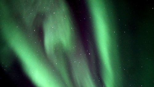 Low angle view of sky at night