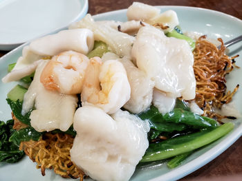 Close-up of food in plate