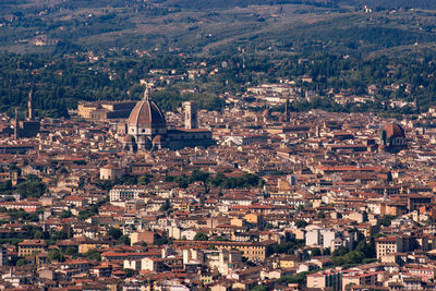 High angle view of cityscape