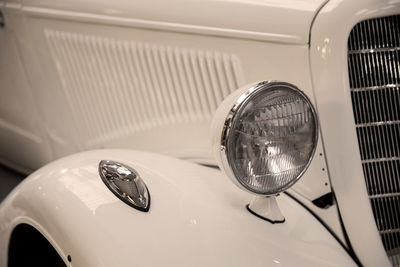 Close-up of vintage car