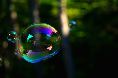 Close-up of bubbles