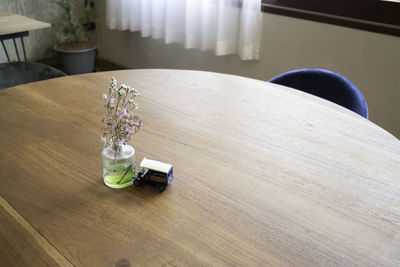 Close-up of coffee on table