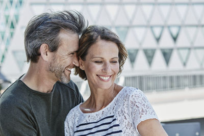 Portrait of a smiling couple