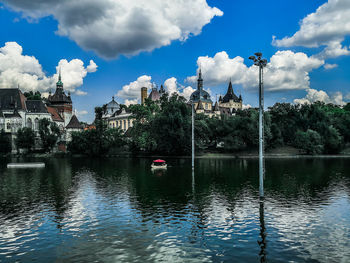 Buildings at waterfront