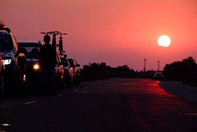 Road at night