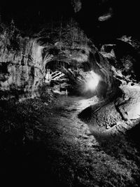 Scenic view of cave