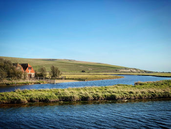 Beautiful cuckmere valley in east sussex 