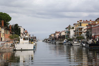 Boats in canal