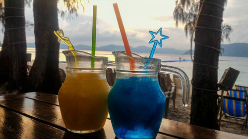 Close-up of drink on table