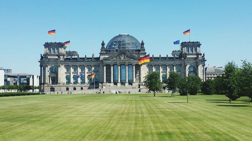 View of reichstag building