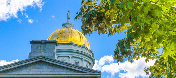 Low angle view of cathedral against sky