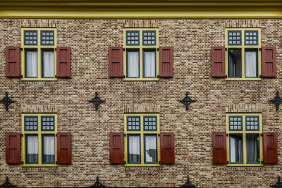 Full frame shot of residential building