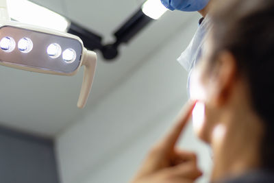 Close-up portrait of a woman