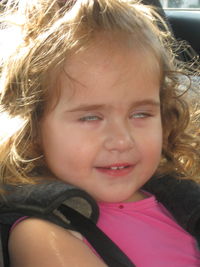 Portrait of cute girl