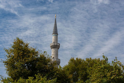 Low angle view of building against sky