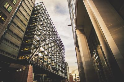 Low angle view of building against sky