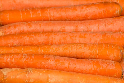 Full frame shot of carrots