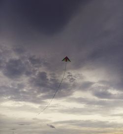 Low angle view of sky during sunset