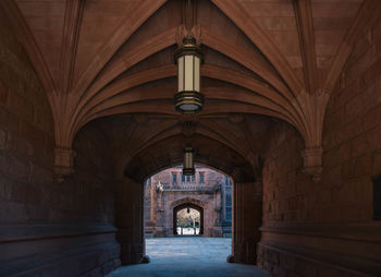 Corridor of old building